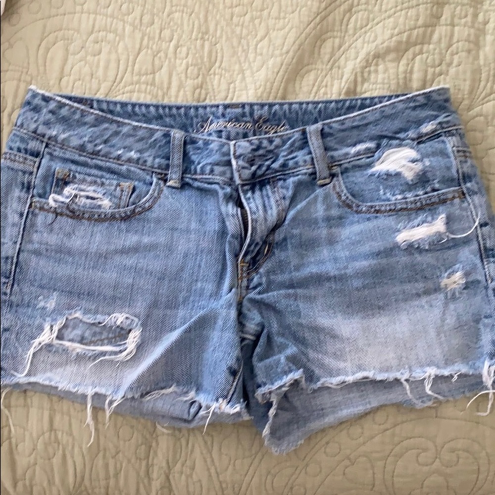 Denim shorts